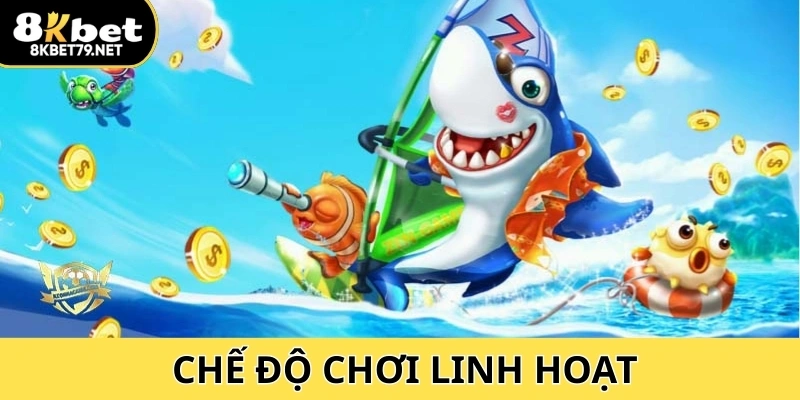 Nhận thưởng giá trị với các chế độ chơi linh hoạt trong top game bắn cá online